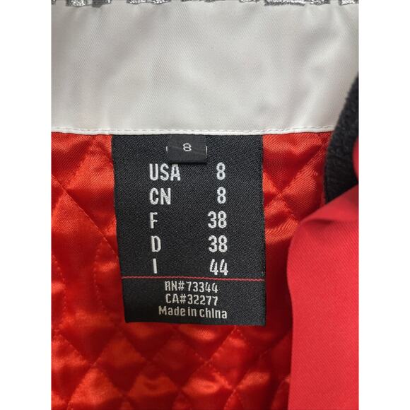 Women's Marker Evolution Red Ski Snowboard Jacket Thinsulate Insulated Sz 8 - Picture 4 of 16